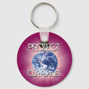 Porte-clés Protect our Planet