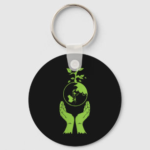Porte-clés Protection De l'environnement des femmes Green Ear