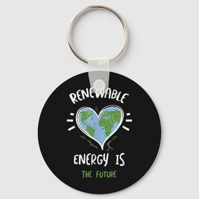 Porte-clés Protection de l'environnement_ Énergie Renouvelabl (Recto)