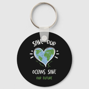 Porte-clés Protection de l'environnement_ Sauvez nos océans É