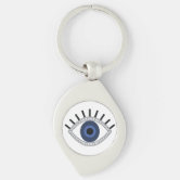 Porte-clefs Oeil bleu, protection des yeux mauvais, bonne chan