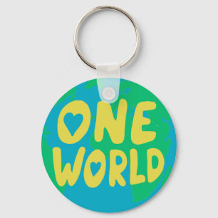 Porte-clés PROTÉGER LA PLANÈTE SAVE EARTH Eco Green