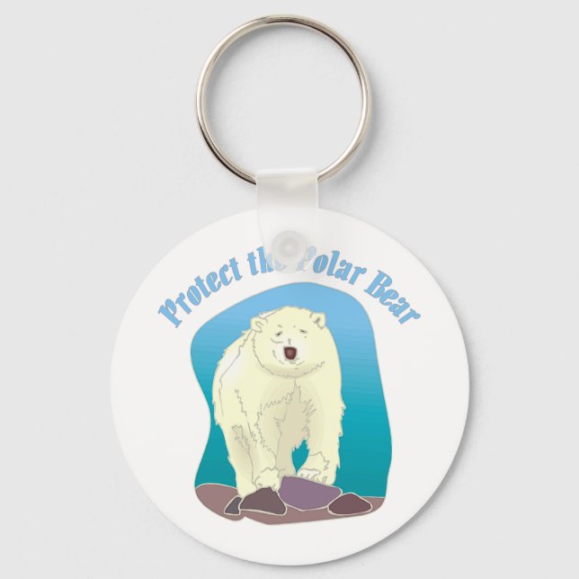 Porte-clés Protéger le Porte - clé de l'ours polaire (Recto)