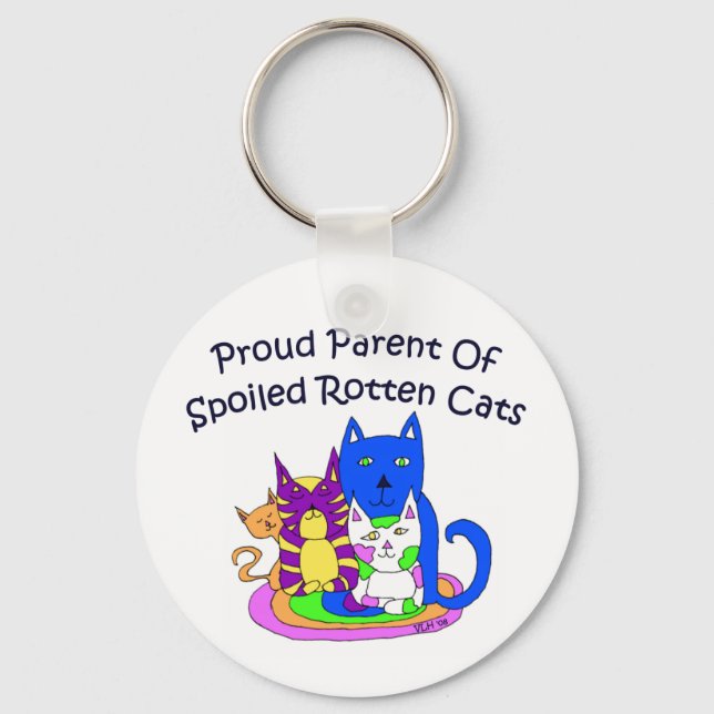 Porte-clés Proud Cat Parent Keychain (Recto)