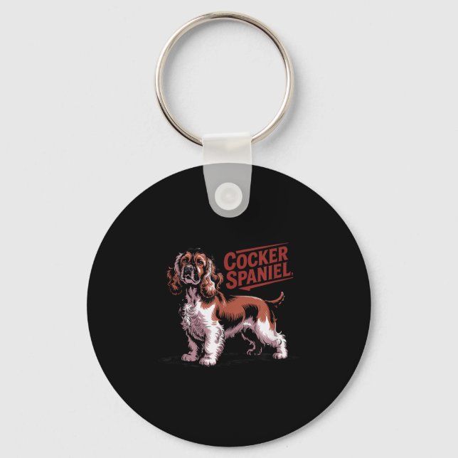 Porte-clés Proud Er Spaniel Dog Breed Owner  (Recto)