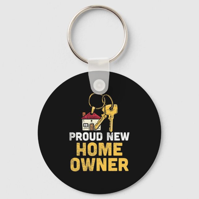 Porte-clés Proud New Home Owner (Recto)