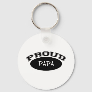 Porte-clés Proud Papa (Noir)