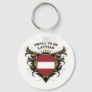 Porte-clés Proud to be Latvian