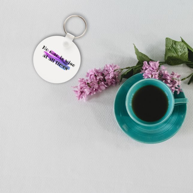 Porte-clés Proverbe Personne n'est sage en tout temps (Créateur téléchargé)