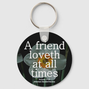 Porte-clés Proverbes d'amitié 17:17 Condensé