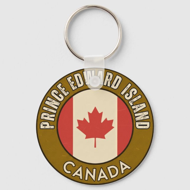Porte-clés Province de l'Île-du-Prince-Édouard Canada (Recto)
