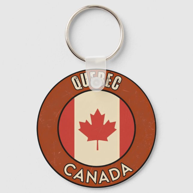Porte-clés Province de Québec Canada (Recto)
