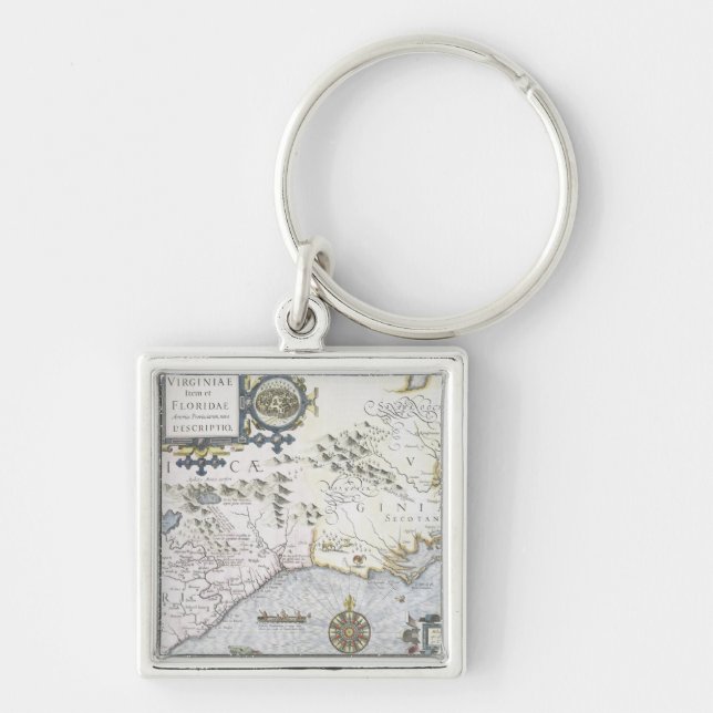 Porte-clés Provinciarum 3 d'article et de Floridae Americae (Devant)