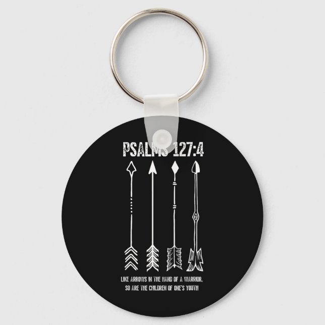 Porte-clés Psaume 127 ; 4 Fête des mères Christian B (Recto)