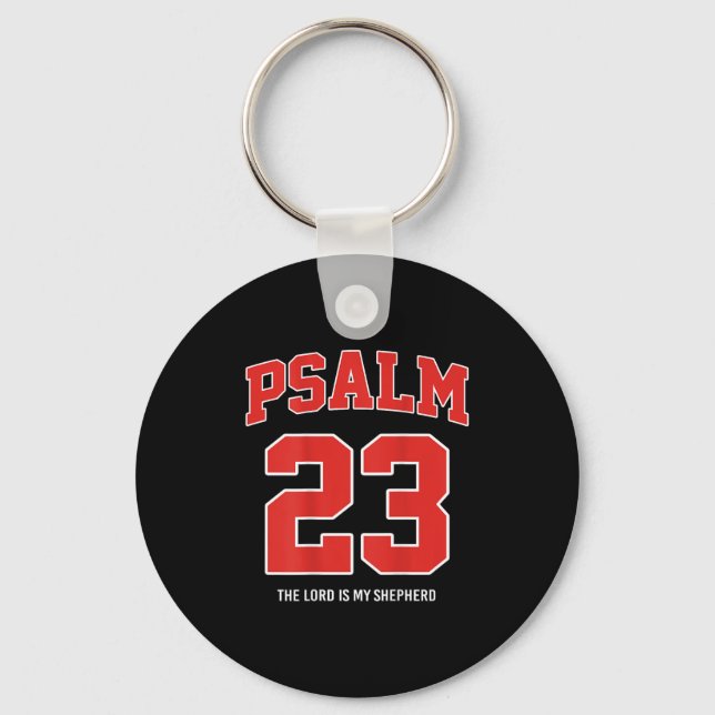 Porte-clés Psaume 23 Le Seigneur est mon berger (sur le dos) (Recto)
