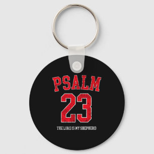 Porte-clés Psaume 23 Le Seigneur est mon berger Vintage chrét