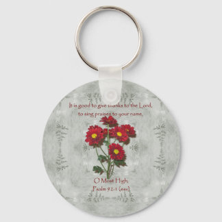 Porte-clés Psaume 92:1 ~ Remerciez le Seigneur