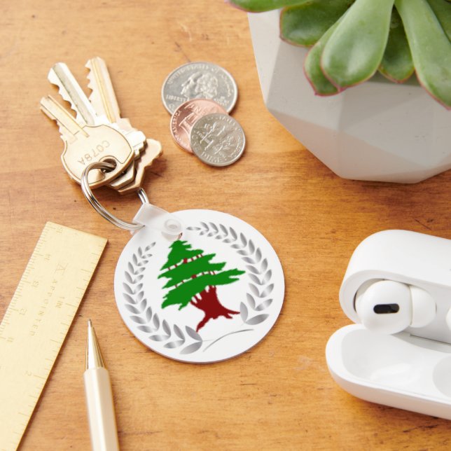 Porte-clés Psaume 92 Cèdre du Liban (Bureau)