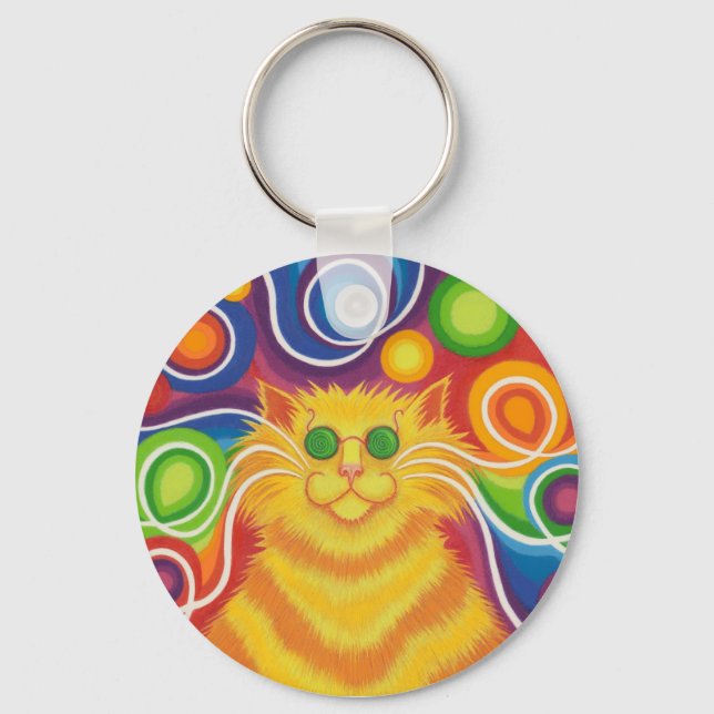 Porte-clés Psy-cat-delic porte - clé (Recto)