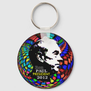 Porte-clés Psychedelic Ron Paul Keychain