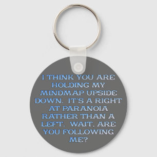 Porte-clés Psychologie : l'étude des personnes paranoïaques