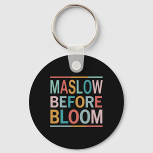 Porte-clés Psychologue Maslow Avant Bloom Sped Enseignant Clr