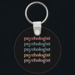 Porte-clés Psychologue Rétro Psychologie Étudiant Diplôme<br><div class="desc">Psychologue Rétro Psychologie Cadeaux de Diplôme Étudiant</div>