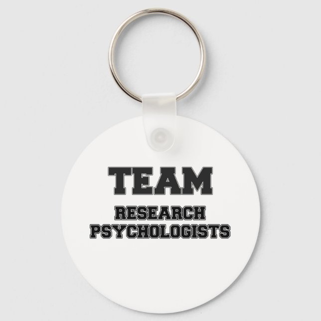 Porte-clés Psychologues de la recherche d'équipe (Recto)