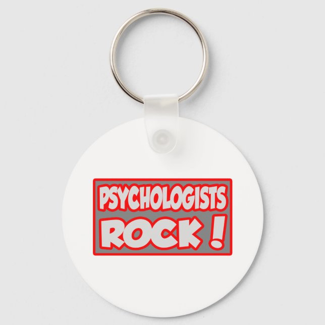 Porte-clés Psychologues Rock ! (Recto)