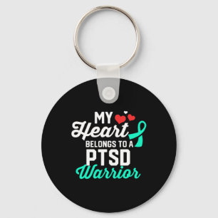 Porte-clés Ptsd Stress Guerrier Survivant Support Sensibilisa