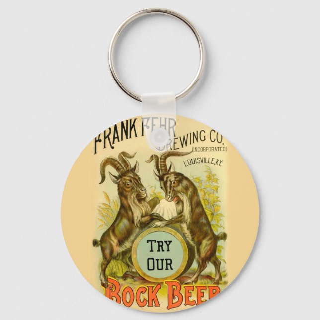 Porte-clés Publicité pour la bière de chèvre Bock (Recto)