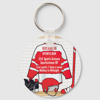 Porte-clés Publicité promotionnelle du Bar Sports