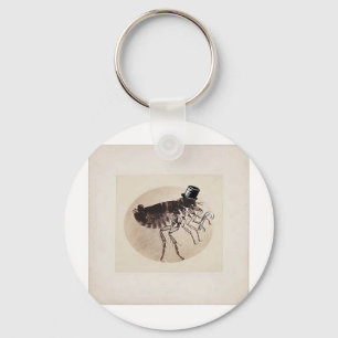 Porte-clés Puce de casquette supérieur et de canne