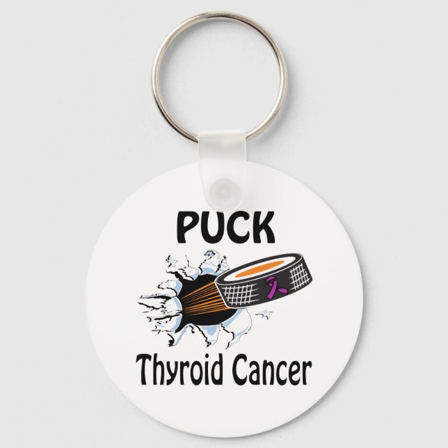 Porte-clés Puck Causes Thyroid Cancer Porte - clé (Recto)