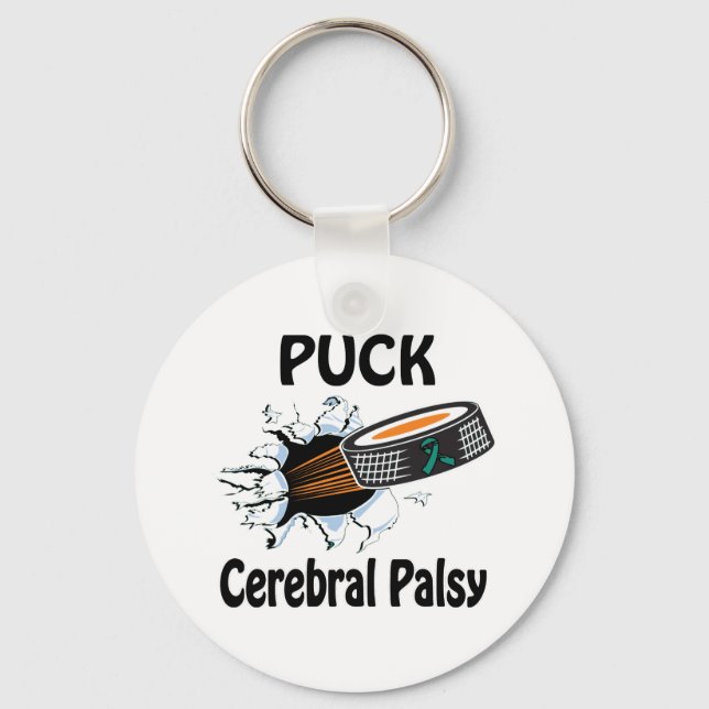 Porte-clés Puck Les Causes Cérébral Palsy Porte - clé (Recto)