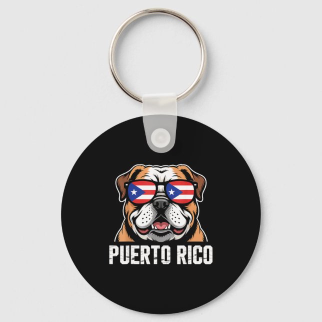 Porte-clés Puerto Rico Flag Boricua Puerto Rican Flag _1  (Recto)