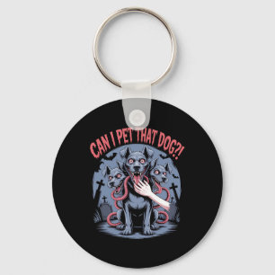 Porte-clés Puis-Je Animer Ce Chien Cerberus Horreur Halloween