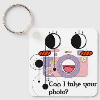 Porte-clés Puis-je prendre votre photo ? Art de caméra