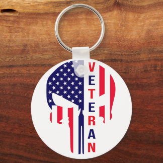 Porte-clés Punisher vétéran américain