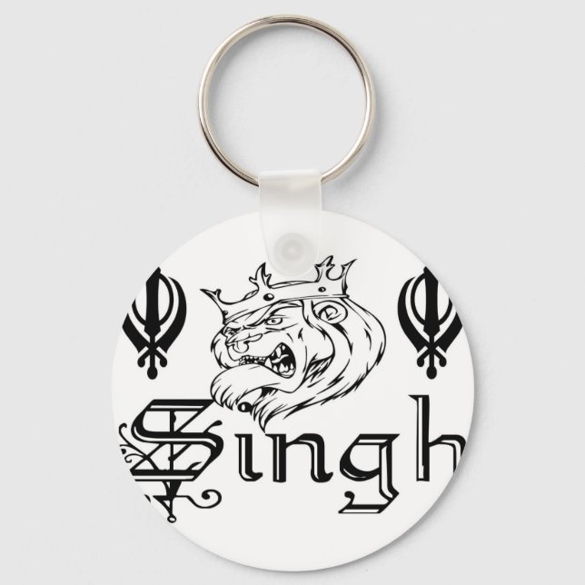 Porte-clés Punjabi Khanda Sikh Khalsa Marchandises (Recto)