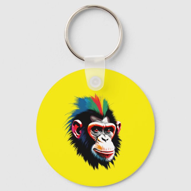 Porte-clés Punk Chimp (Recto)