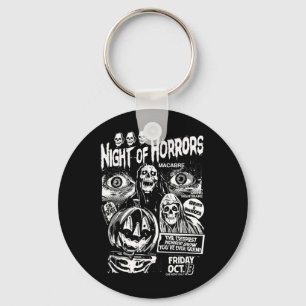 Porte-clés Punk Vintage Nuit Terrible d'Horreurs Fantômes Som