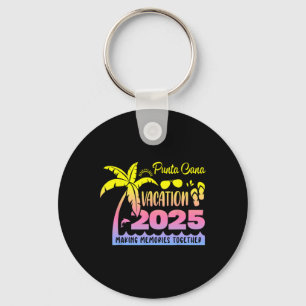 Porte-clés Punta Cana Vacation 2025 Faire des souvenirs ensem