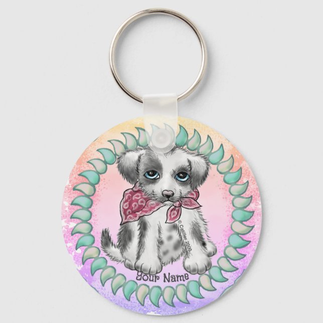 Porte-clés Pupper Chien  (Recto)