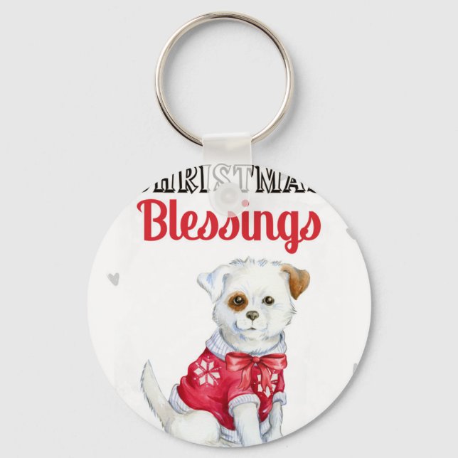 Porte-clés Puppy de Christmas (Recto)