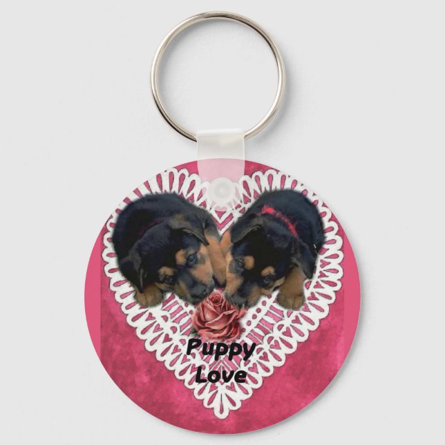 Porte-clés Puppy Love Valentines (Recto)