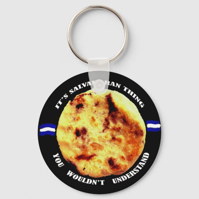 Porte-clés Pupusas est une chose salvadorienne (Recto)
