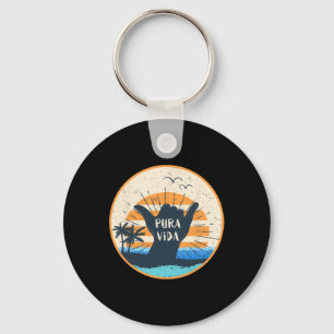 Porte-clés Pura Vida Costa Rica Signe Shaka Surfant Surfeur G