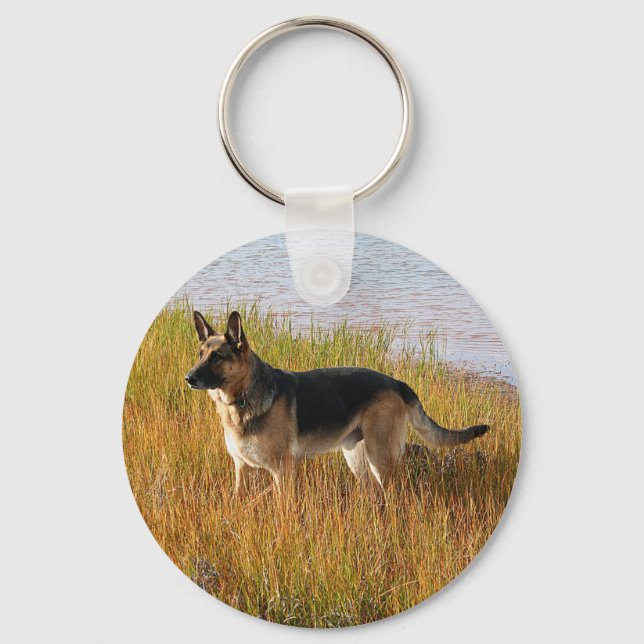 Porte-clés Pure Bred German Shepherd Photo Porte - clé (Recto)
