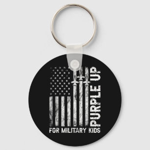 Porte-clés Purge Pour Enfants Militaires Drapeau Militaire En